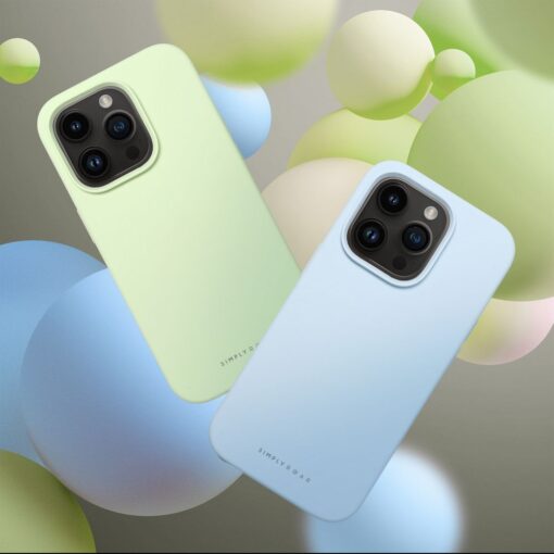 iPhone 15 PRO MAX umbris Roar Cloud Skin pehmest silikoonist roheline 6