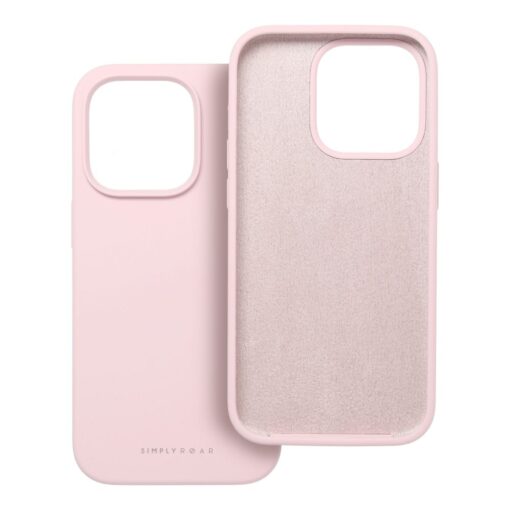 iPhone 15 PRO MAX umbris Roar Cloud Skin pehmest silikoonist roosa 3