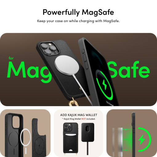 iPhone 15 PRO MAX umbris Spigen Cyrill Classic Charm Mag MagSafe oko nahast taguse ja silikoonist raamiga must 10
