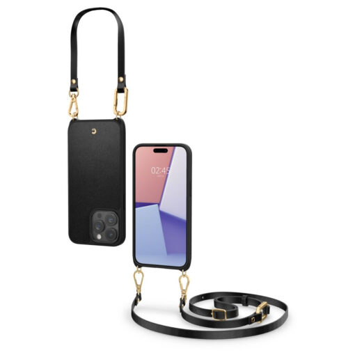 iPhone 15 PRO MAX umbris Spigen Cyrill Classic Charm Mag MagSafe oko nahast taguse ja silikoonist raamiga must 7