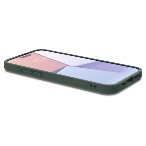 iPhone 15 PRO MAX umbris Spigen Cyrill Kajuk Mag MagSafe oko nahast taguse ja silikoonist raamiga roheline 7