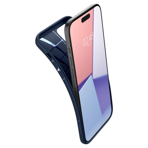 iPhone 15 PRO MAX umbris Spigen Liquid Air silikoonist sinine 6