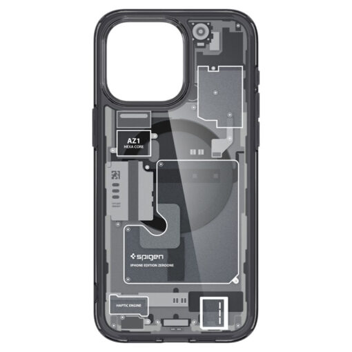 iPhone 15 PRO MAX umbris Spigen Ultra Hybrid Mag MagSafe plastikust taguse ja silikoonist raamiga Zero One 2