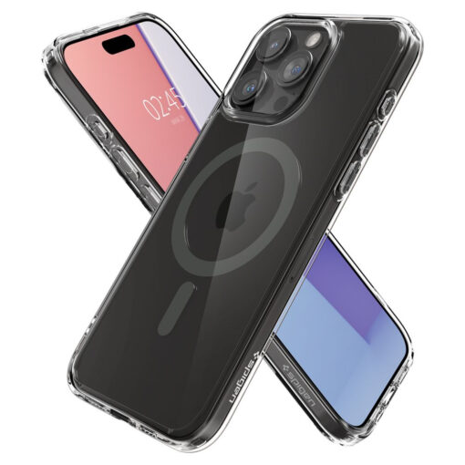 iPhone 15 PRO MAX umbris Spigen Ultra Hybrid Mag MagSafe plastikust taguse ja silikoonist raamiga labipaistev 7 1