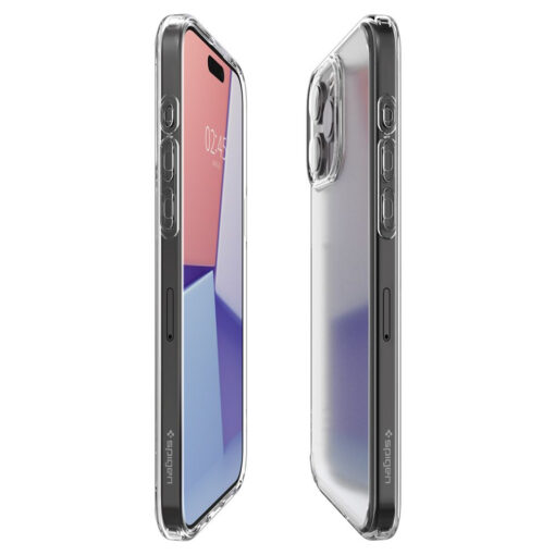 iPhone 15 PRO MAX umbris Spigen Ultra Hybrid plastikust taguse ja silikoonist raamiga matt labipaistev 8