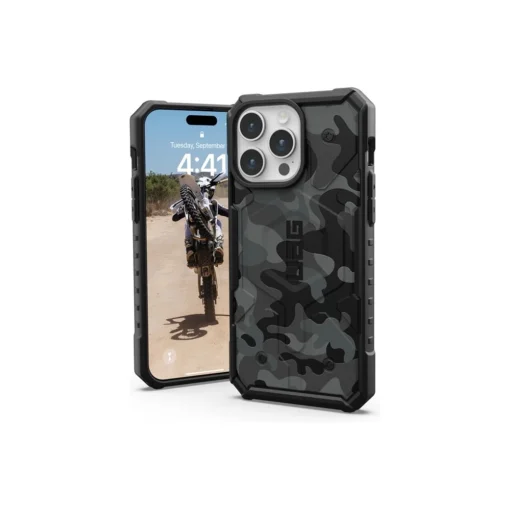 iPhone 15 PRO MAX umbris UAG Urban Armor Gear Pathfinder MagSafe silikoonist ja plastikust camo 8