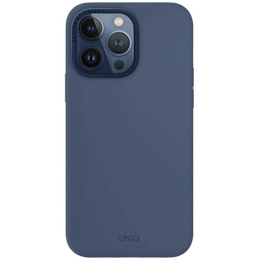 iPhone 15 PRO MAX umbris UNIQ Lino Hue silikoonist sinine