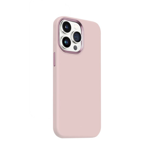 iPhone 15 PRO umbris Crong Color Cover LUX Magnetic silikoonist roosa 2