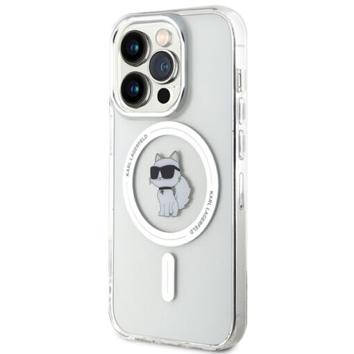 iPhone 15 PRO umbris Karl Lagerfeld IML Choupette MagSafe silikoonist labipaistev 1