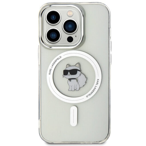 iPhone 15 PRO umbris Karl Lagerfeld IML Choupette MagSafe silikoonist labipaistev 2