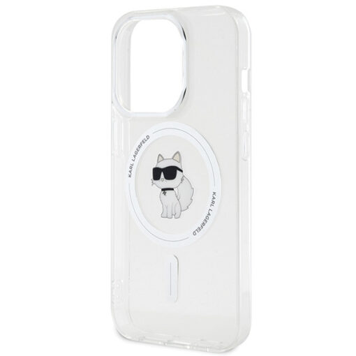 iPhone 15 PRO umbris Karl Lagerfeld IML Choupette MagSafe silikoonist labipaistev 5