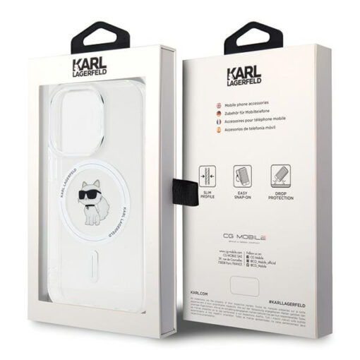 iPhone 15 PRO umbris Karl Lagerfeld IML Choupette MagSafe silikoonist labipaistev 7
