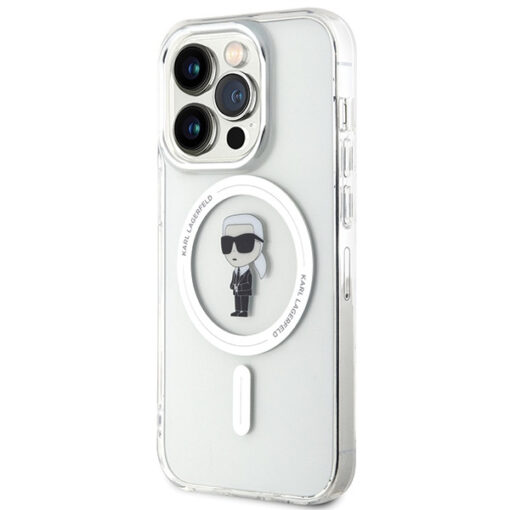 iPhone 15 PRO umbris Karl Lagerfeld IML Ikonik MagSafe silikoonist labipaistev 1