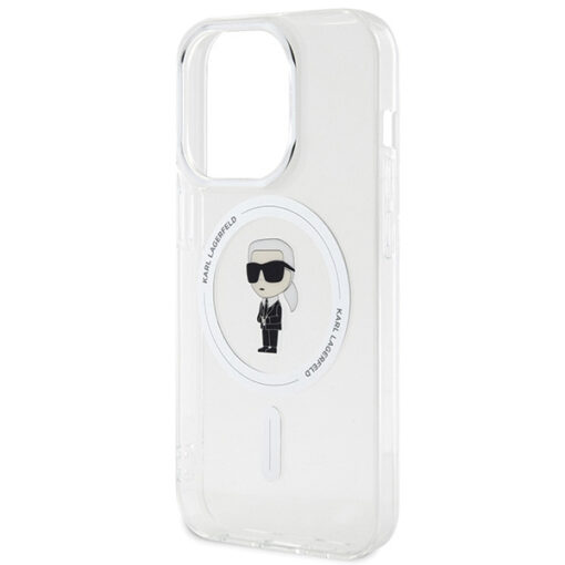 iPhone 15 PRO umbris Karl Lagerfeld IML Ikonik MagSafe silikoonist labipaistev 5
