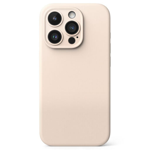 iPhone 15 PRO umbris Ringke Silicone Magnetic MagSafe silikoonist roosa 3