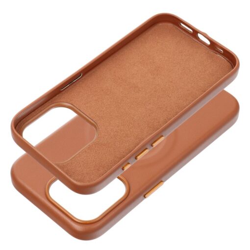 iPhone 15 PRO umbris Roar Leather MagSafe okoloogilisest nahast pruun 6
