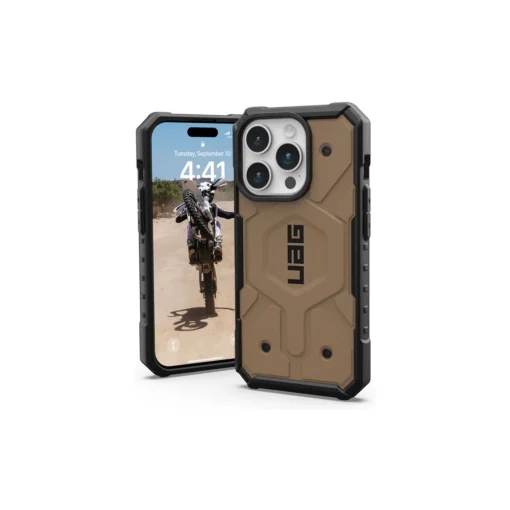 iPhone 15 PRO umbris UAG Urban Armor Gear Pathfinder MagSafe silikoonist ja plastikust pruun 2