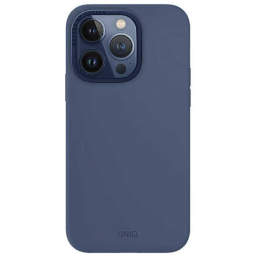 iPhone 15 PRO umbris UNIQ Lino Hue silikoonist sinine 1