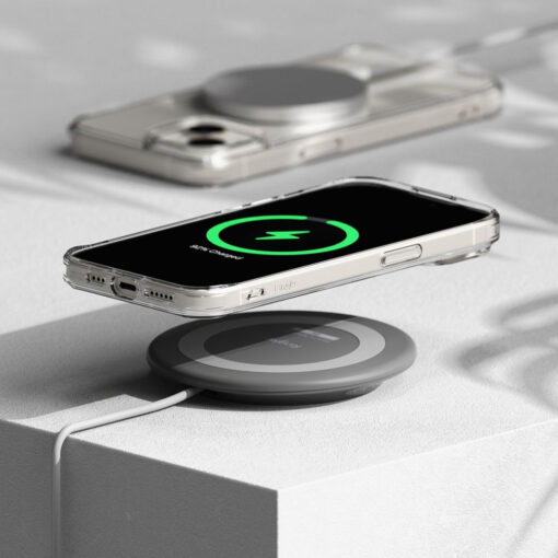 iPhone 15 umbris Ringke Fusion Magnetic MagSafe plastikust taguse ja silikoonist raamiga matt labipaistev 6
