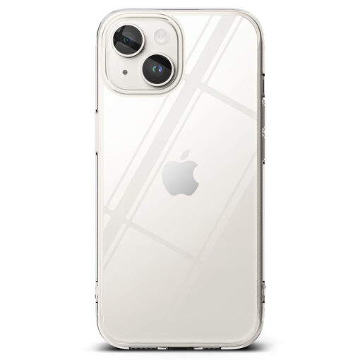 iPhone 15 umbris Ringke Fusion plastikust taguse ja silikoonist raamiga labipaistev 3