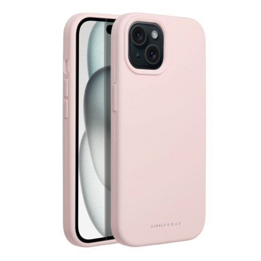 iPhone 15 umbris Roar Cloud Skin pehmest silikoonist roosa 1