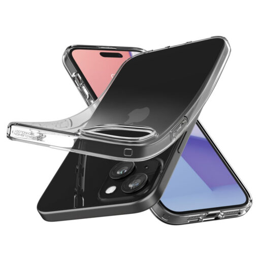 iPhone 15 umbris Spigen Liquid Crystal silikoonist labipaistev 6