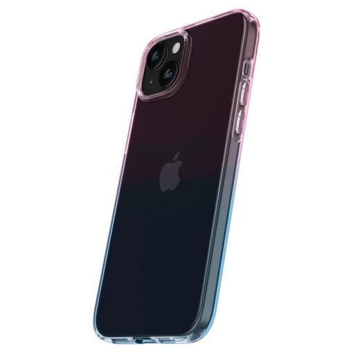 iPhone 15 umbris Spigen Liquid Crystal silikoonist roosa 6