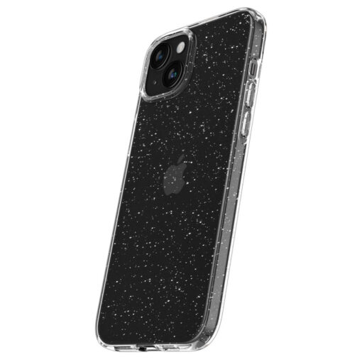 iPhone 15 umbris Spigen Liquid Crystal silikoonist sadelev labipaistev 7