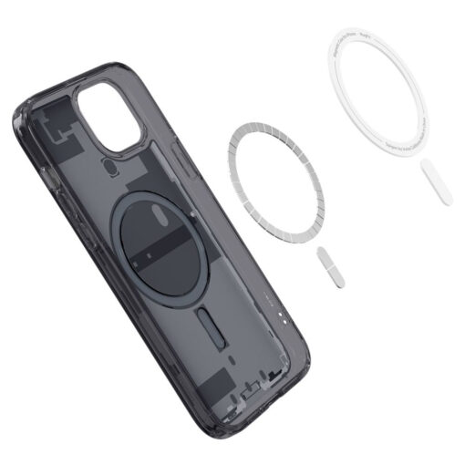 iPhone 15 umbris Spigen Ultra Hybrid Mag MagSafe plastikust taguse ja silikoonist raamiga Zero One 6
