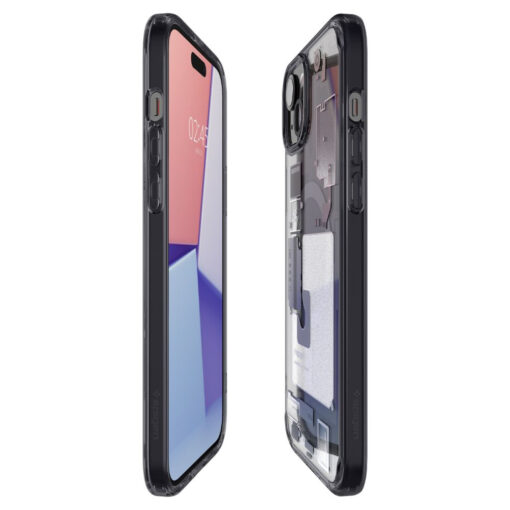 iPhone 15 umbris Spigen Ultra Hybrid Mag MagSafe plastikust taguse ja silikoonist raamiga Zero One 7