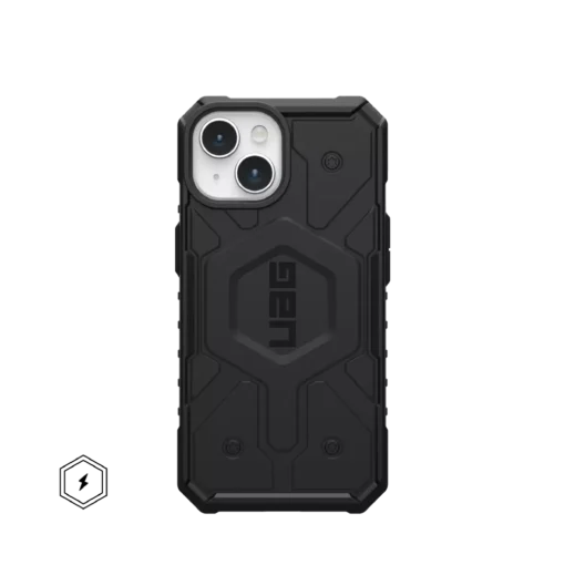 iPhone 15 umbris UAG Urban Armor Gear Pathfinder MagSafe silikoonist ja plastikust must 3