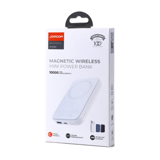 MagSafe akupank 10 000mAh 20W Joyroom Mini Wireless valge 2