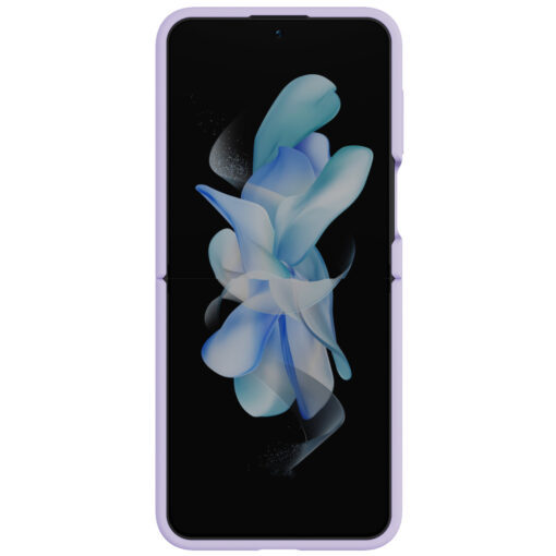 Samsung Z Flip 5 umbris Nillkin Flex Flip silikoonist lilla 3