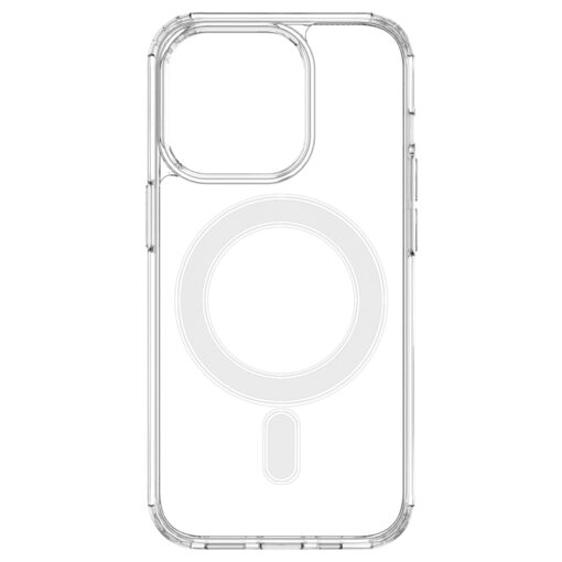iPhone 15 PRO MAX umbris MagSafe plastikust taguse ja silikoonist raamiga labipaistev 8
