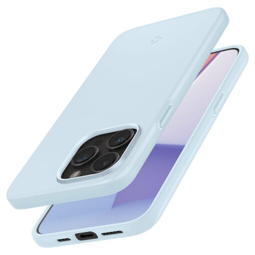 iPhone 15 PRO umbris SpigenThin Fit plastikust taguse ja silikoonist raamiga sinine 1