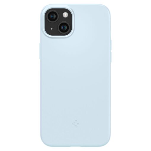 iPhone 15 umbris SpigenThin Fit plastikust taguse ja silikoonist raamiga sinine 2