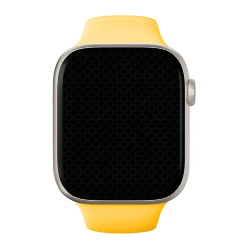 Apple Watch rihm silikoonist 42 44 45 49mm rgb Daffodil 1