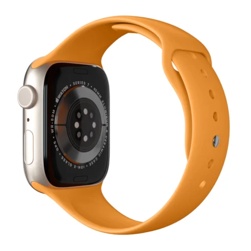 Apple Watch rihm silikoonist 42 44 45 49mm rgb Neon Carrot 2