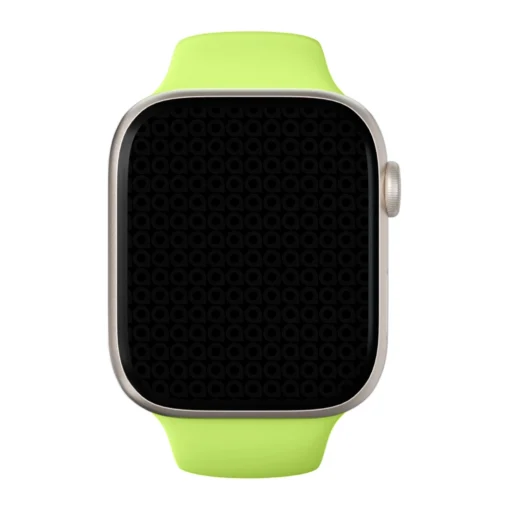 Apple Watch rihm silikoonist 42 44 45 49mm rgb Pale Lime 1