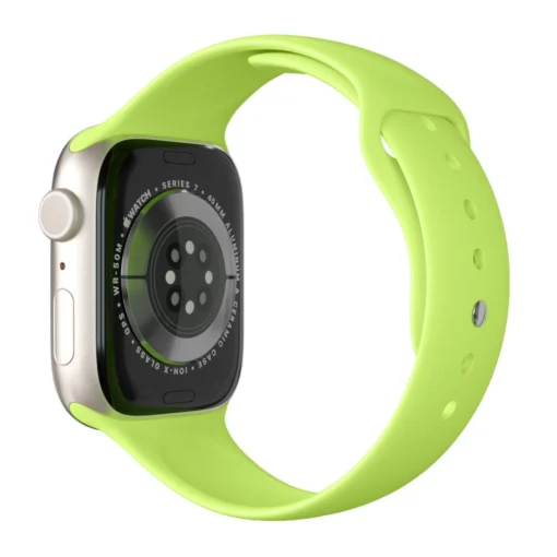 Apple Watch rihm silikoonist 42 44 45 49mm rgb Pale Lime 2