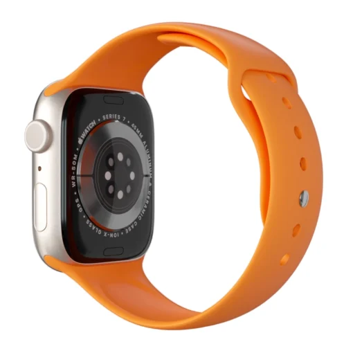 Apple Watch rihm silikoonist 42 44 45 49mm rgb Papaya Orange 2