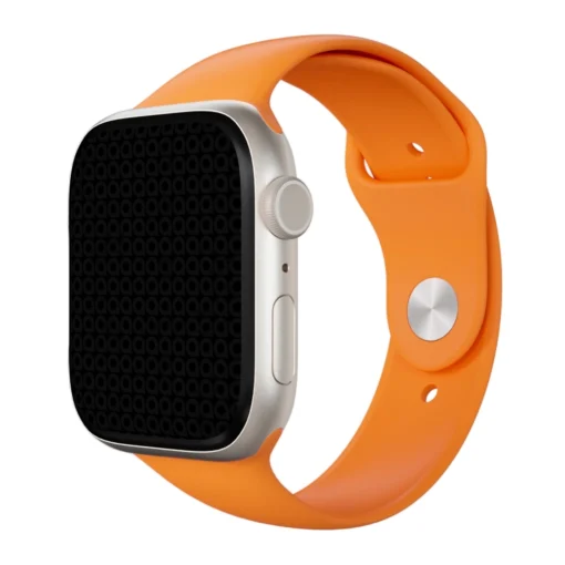 Apple Watch rihm silikoonist 42 44 45 49mm rgb Papaya Orange