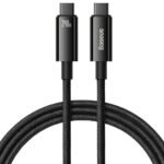 Baseus Tungsten kiirlaadija juhe USB C to USB C 480Mbs 240W 3m 2