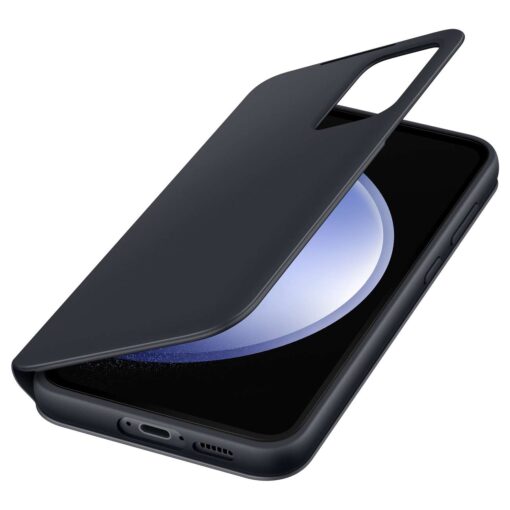 Samsung S23 FE kaaned kaarditaskuga Samsung Smart View Wallet Case must EF ZS711CB 6