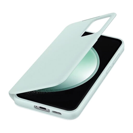 Samsung S23 FE kaaned kaarditaskuga Samsung Smart View Wallet Case roheline EF ZS711CB 3