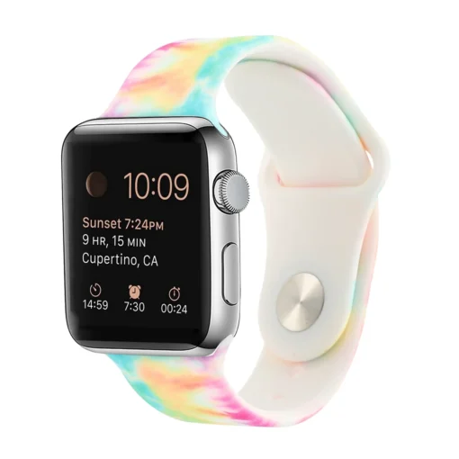 Apple Watch Rihm silikoonist kirju 384041mm Aurora