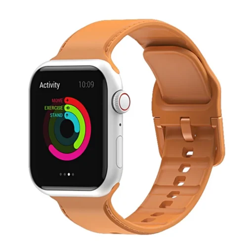 Apple Watch Rihm silikoonist kirju 384041mm Mocha