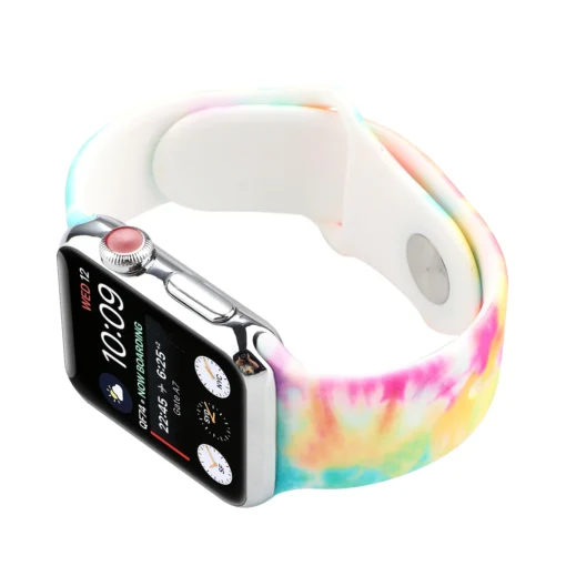 Apple Watch Rihm silikoonist kirju 424445Ultra Aurora 2