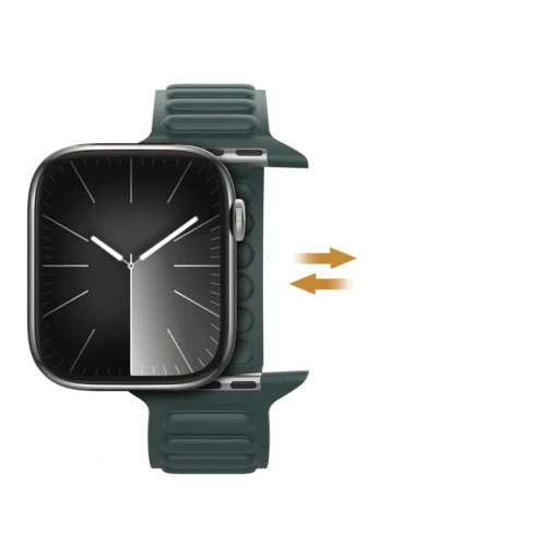 Apple Watch rihm 384041mm Dux Ducis Woven magnetkinnitusega roheline 10