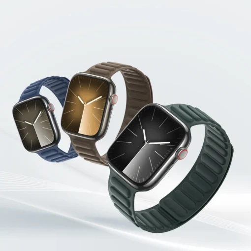 Apple Watch rihm 384041mm Dux Ducis Woven magnetkinnitusega roheline 5